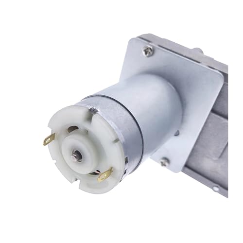 Motorreductor de tornillo sin fin 12V 28RPM de alto par y engranaje metálico CC 5