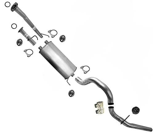 Exhaust System Muffler Tail Pipe Replacement Parts For 10-17 Toyota Tundra 5.7 W 145.7