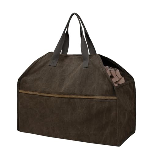 Bolsas de almacenamiento de leña Bolsas de almacenamiento de leña portátiles al aire libre Bolsas de almacenamiento multifuncionales de durabilidad a los arañazos Bolsas de almacenamiento de leña for