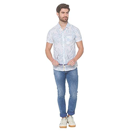 Image of Spykar Men's Checked Slim Fit Shirt