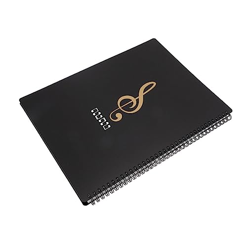 Kisangel Multi Layer Piano Score Folder for Music Durable Organizer with Pages Sides for Performance and Office Use Stylish Music Note Design