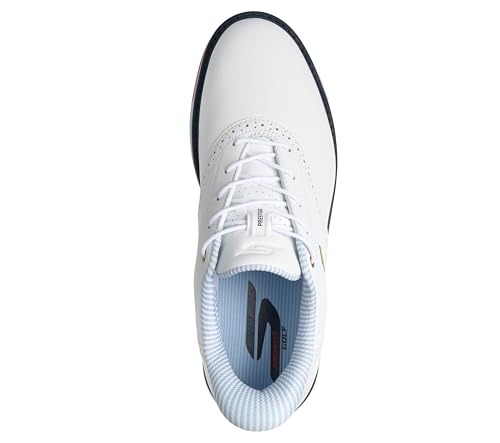 Image of Skechers Men's Prestige Slip-Ins Golf Shoe | Golf, Waterproof, Slip-ins, Arch Fit, ECO FLIGHT Cushioning, Premium Leather, Lightweight
