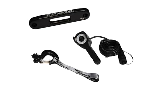 MILE MARKER TM-10K Terry Madden Winch con cuerda sintética miniatura 3