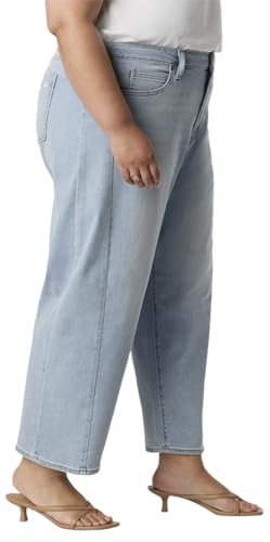 Levi Strauss Signature Gold Women's Heritage Barrel Jeans (Available in Plus), (New) Pompeii Light, 26 Plus - image 3