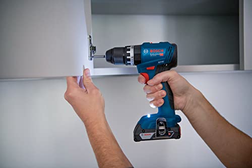 Bosch Professional 18V System Akku-Schlagbohrschrauber GSB 18V-45 (Drehzahl von 1.900 U/min, 2 x 2.0Ah Batterien, GAL 18V-20, L-BOXX), Blau (06019K3371) – Bild 6