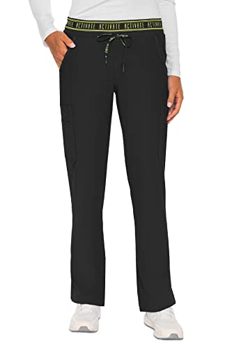 Promo 40% OFF Med Couture Women's Activate Flow Yoga Two Pocket Cargo Pant, Black, Medium