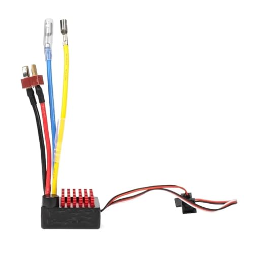 ESC 60A cepillado impermeable para coche RC 1/10 con entrega de potencia suave
