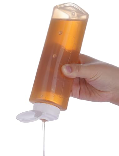 NiHome No Drip Honey Dispenser, 10 oz BPA-Free - Superior Leak-Proof Design Ensures Precise,...