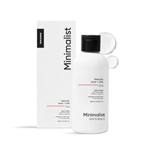 Minimalist 2% Salicylic Acid + LHA Body Wash | For Body Acne, Un-even, Rough & Bumpy Skin | Sulphate (SLS), Dye, & Fragrance Free | Shower Gel For Women & Men | 200 ml
