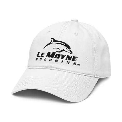 Gorra blanca ajustable Le Moyne Dolphins oficial miniatura 1