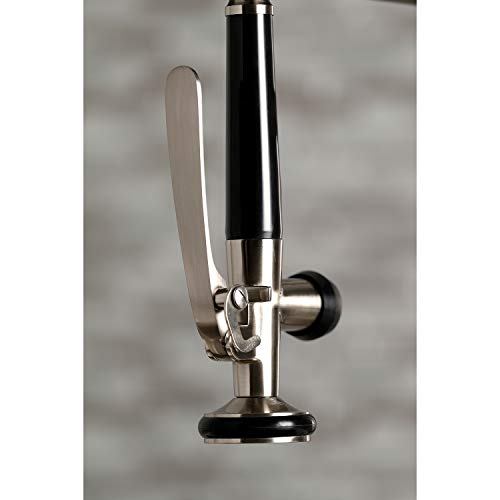 Gourmetier LS8508CTL Continental Single-Handle Pre-Rinse Kitchen Faucet, Brushed Nickel by Kingston Brass - Image 5