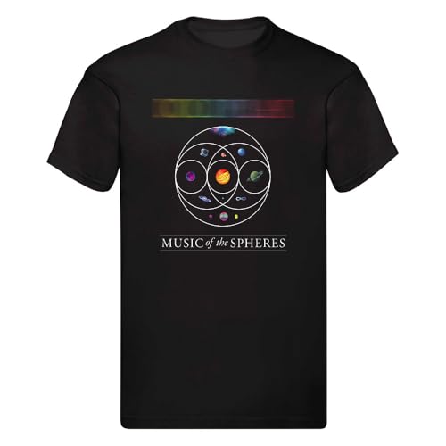 Cold 2025 World Tour T-Shirt Play Unisex Event Fan Gift Concert Tee Music of The Spheres UK Dates Black