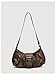 GORGLITTER Women's Y2k Shoulder Bag Buckle Western Vintage Hobo Pu Leather Handbags with Coin Purse Brown One Size