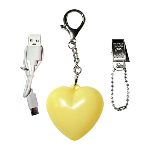 Mini llavero de linterna - llavero con brillo ajustable, seguro y portátil | dulce luz nocturna | para el hogar, viajes, al aire libre, camping, senderismo, familia, amigos, bolsa