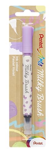 Stylo pinceau encre liquide violet pastel Pentel XGFH-PVX Milky Brush mat
