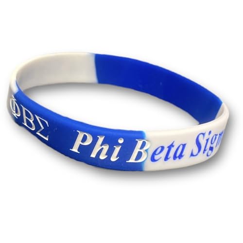 Phi Beta Sigma Silicone Bracelet, Regular