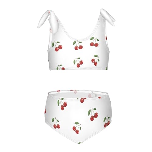 Image of CaTaKu Girls Swimsuit Two Piece Toddler Swimwear Kids Bathing Suits for Girls Bikini Set 3-12T