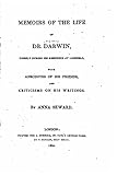 Memoirs of the Life of Dr. Darwin