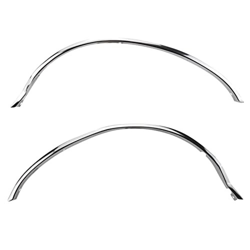 Front Wheel Arch Fender Molding Set Compatible with 1987-1991 Ford Bronco 87-96 F-150