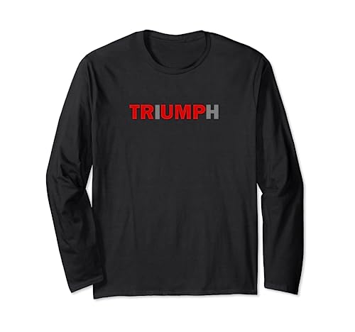 Camiseta Trump Triumph Patriot Shirt Manga Larga
