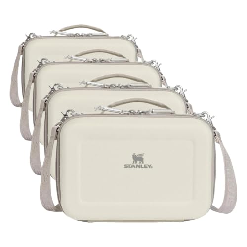 Image of STANLEY All Day Mini Lunch Box | 4.2-quart | EVA Insulated Lunch Bag | Crush Resistant | Adjustable Strap | BPA-Free | Cream (Pack of 4)