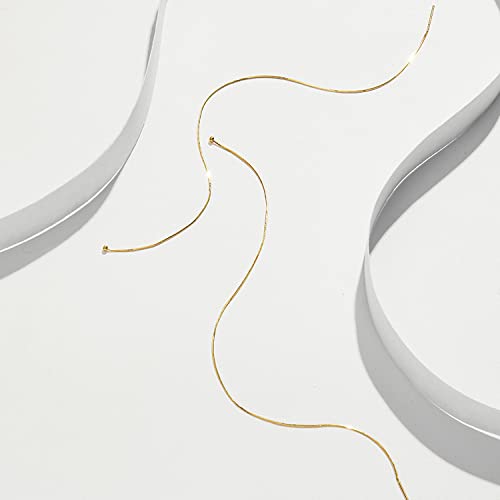 925 Sterling Silver Plated 14K Gold Earrings for Women - Hypoallergenic Nickel Free Lightweight Dangle Earrings, Long Chain Threader Jewelry for Everyday Wear, Trendy Gift for Her2