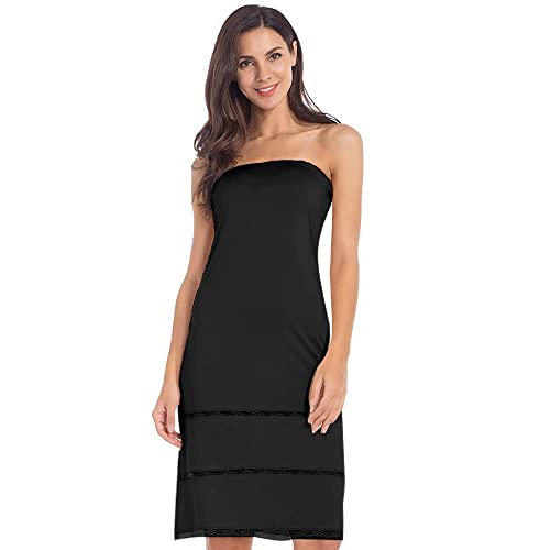 Image of MANCYFIT Strapless Slips for Under Dresses Women Full Slip with Invisible Straps