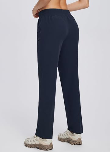 baleaf Women's Hiking Water Resistant Pants UPF Roll Up Convertible Capri Pant Quick Dry Zipper Pockets Travel Fishing2