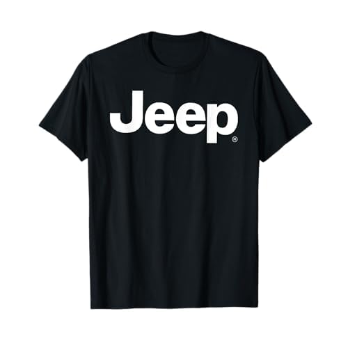 Logotipo de texto clásico de Jeep Camiseta