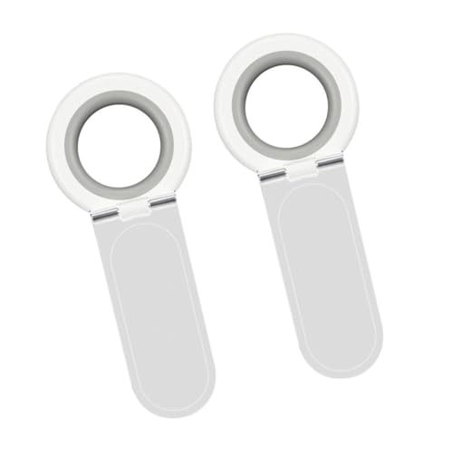 LIFKOME 2 piezas Elevador de Tapa Wc Transparente Unidades Accesorio Práctico para Asiento Inodoro Directo Compatible Mayoría de Tapas Estándar y Fácil de Instalar