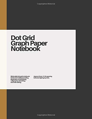 Brandless Dot Grid Notebook: Black & Gold