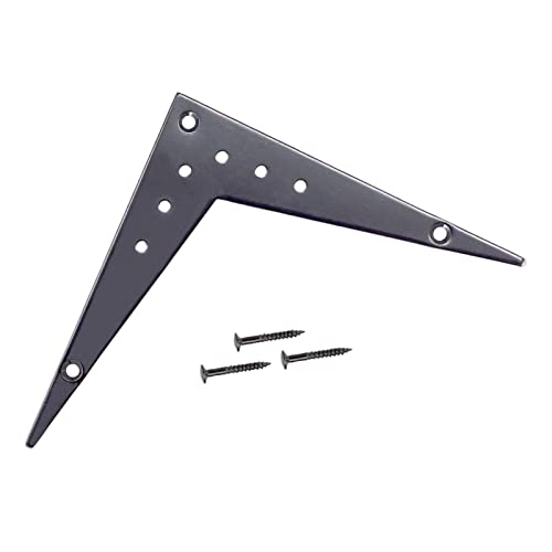 flying Style Guitar Tailpiece with Screws,Musical V Style Guitar Bridge Tailpiece for Electric Guitar Players, Black