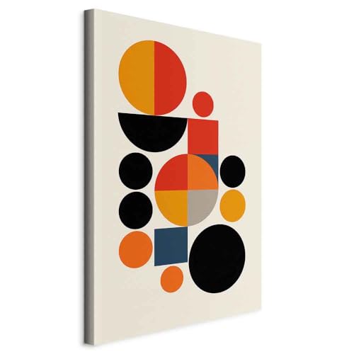 Tableau vertical abstrait moderne pour creer un salon cosy et design de 80x120 cm