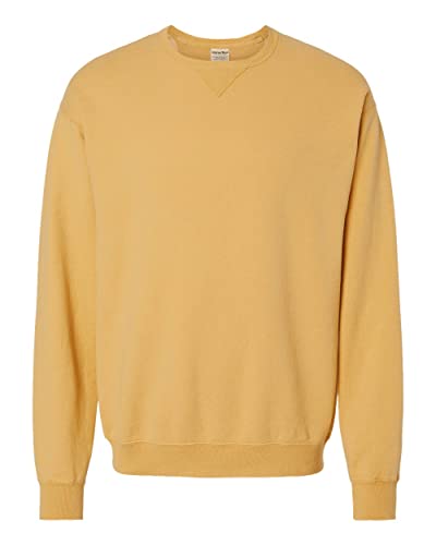 Image of Garment-Dyed Crewneck Sweatshirt by ComfortWash by Hanes