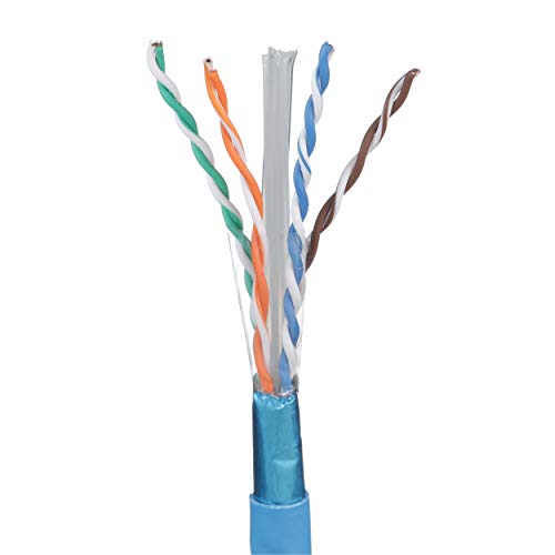 Panduit Cat 6A U/Utp Copper Cable, 23 Awg, Blue, Cmr, 1000 Feet (305 Meters) Reel