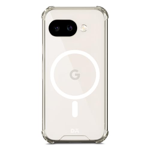 Image of DailyObjects Clear Magnetic Phone Case Cover Compatible with Google Pixel 9a | Wireless Charging Slim Back Cover | 2 Layer Edge Protection & Shockproof