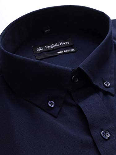Image of English Navy Men Dress Shirt