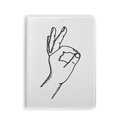 Carnet de notes OK Gesture original à couverture souple à offrir aux passionnés