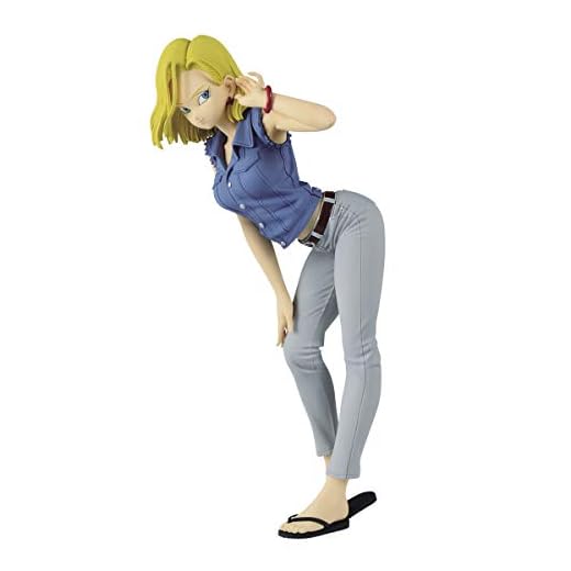Banpresto Dragon Ball Z Glitter & Glamour Android 18 II Blue Shirt Ver. A