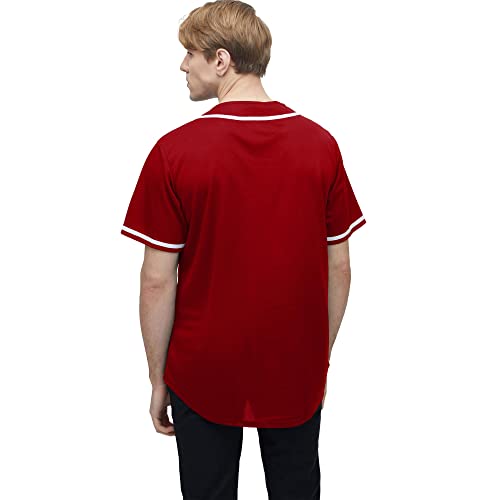 Camiseta de béisbol para hombre Yuji Itadori, manga corta, cuello en V, con botones, prendas deportivas, talla S-4XL miniatura 2