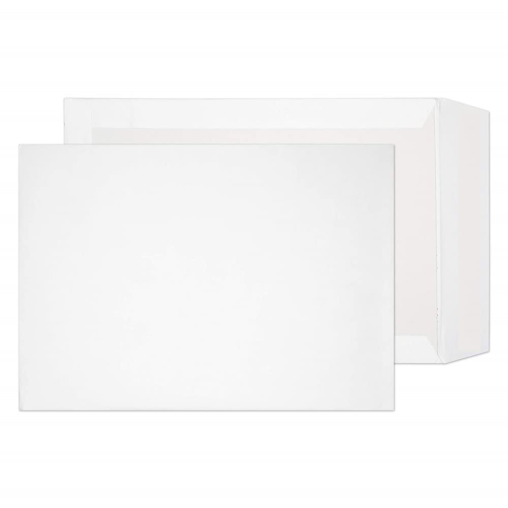 Purely Packaging Vita Purely Packing Vita B4 Board Back Envelopes Plain Peel & Seal 250 X 352Mm 120 Gsm White Pack Of 125