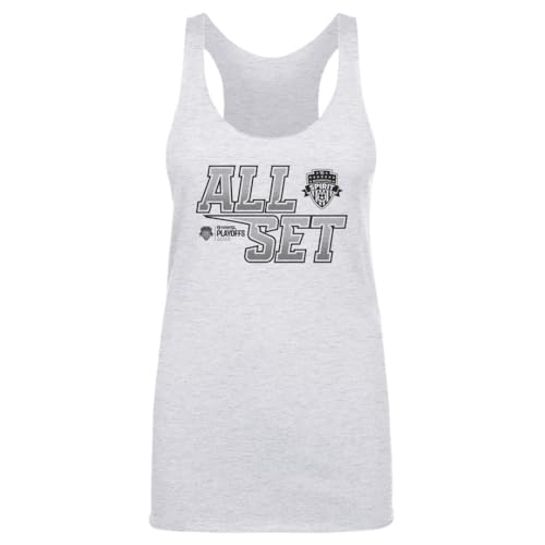 500 LEVEL Washington Spirit NWSL Playoff All Set 2025 Women's Tank Top (Tri Ash, Medium)