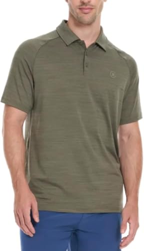 Hurley Men's Performance Polo Shirt (US, Alpha, Large, Regular, Regular, Green)