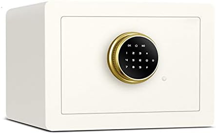 Digital Security Safes Box Wall Safe Lock Box Cash Strongbox Wall-in Style with Number Keys Emergency Lock Safe (Color : White)