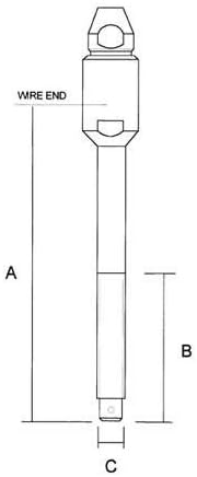 Nautos STA-LOK Long Stud (INCH) - Provides Instant Repair Anywhere