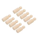 Acouto Kit de Poupées à Peindre Soi-même, 10 Pièces de 75 Mm Figurines en