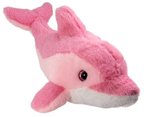 Carl Dick Dauphin Rose avec Yeux Scintillants, Peluche, Animal en Peluche 44cm 3581