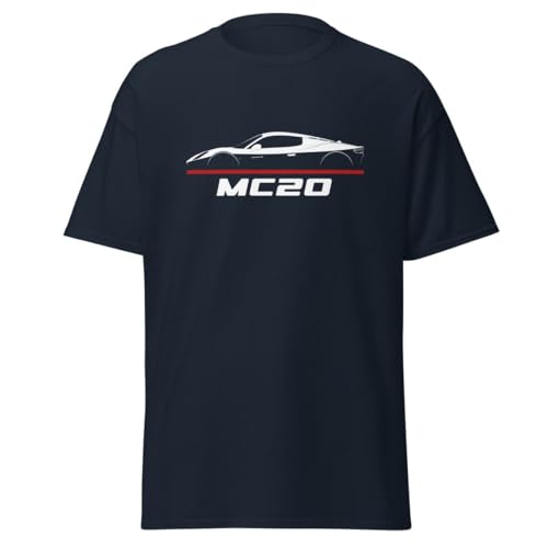 for MC20 2020-2022 Car Silhouette Unisex T-Shirt2