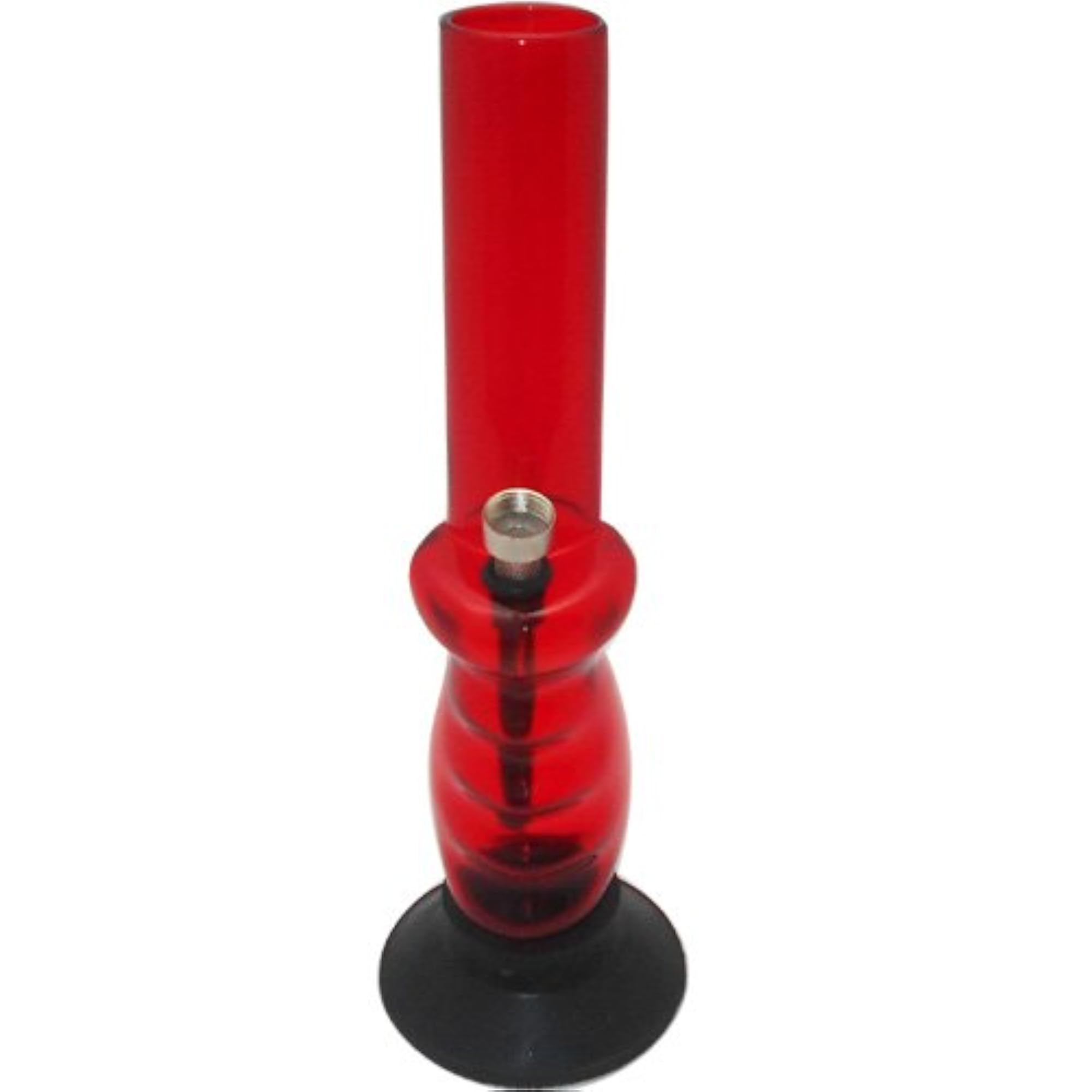 Acrylic Rolling Pipe Portable Hookah Bong, 12 Inch
