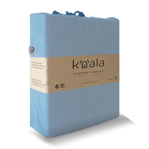 Opiniones y reviews de Sabana mexicana comprados en linea. 42 Rebeca Juego de Sábanas Koala - Microfibra Ultrasuave Reciclada - Tamaño y Color a Elegir (Cielo, Individual)